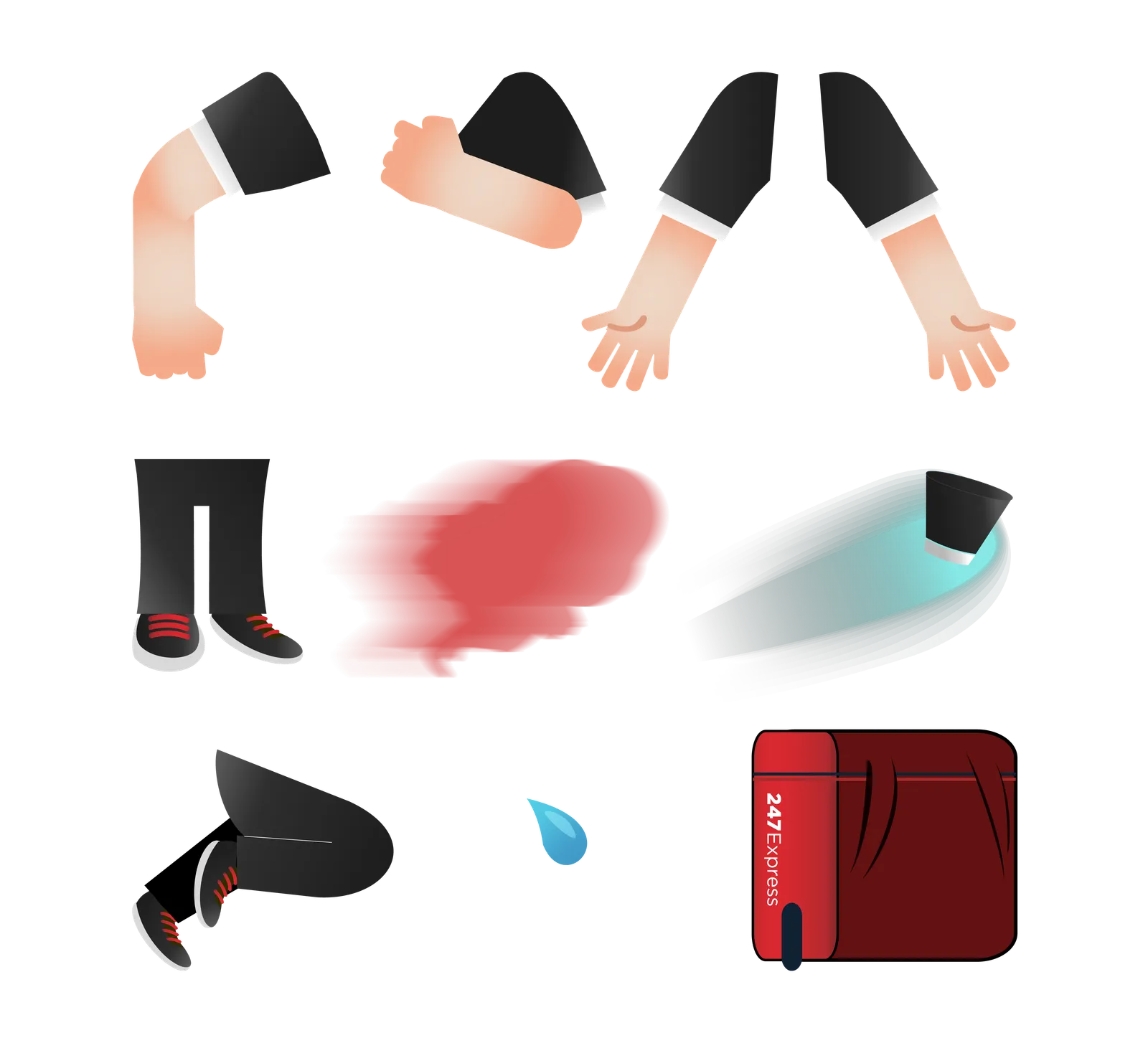 247 Express: Mascot Design