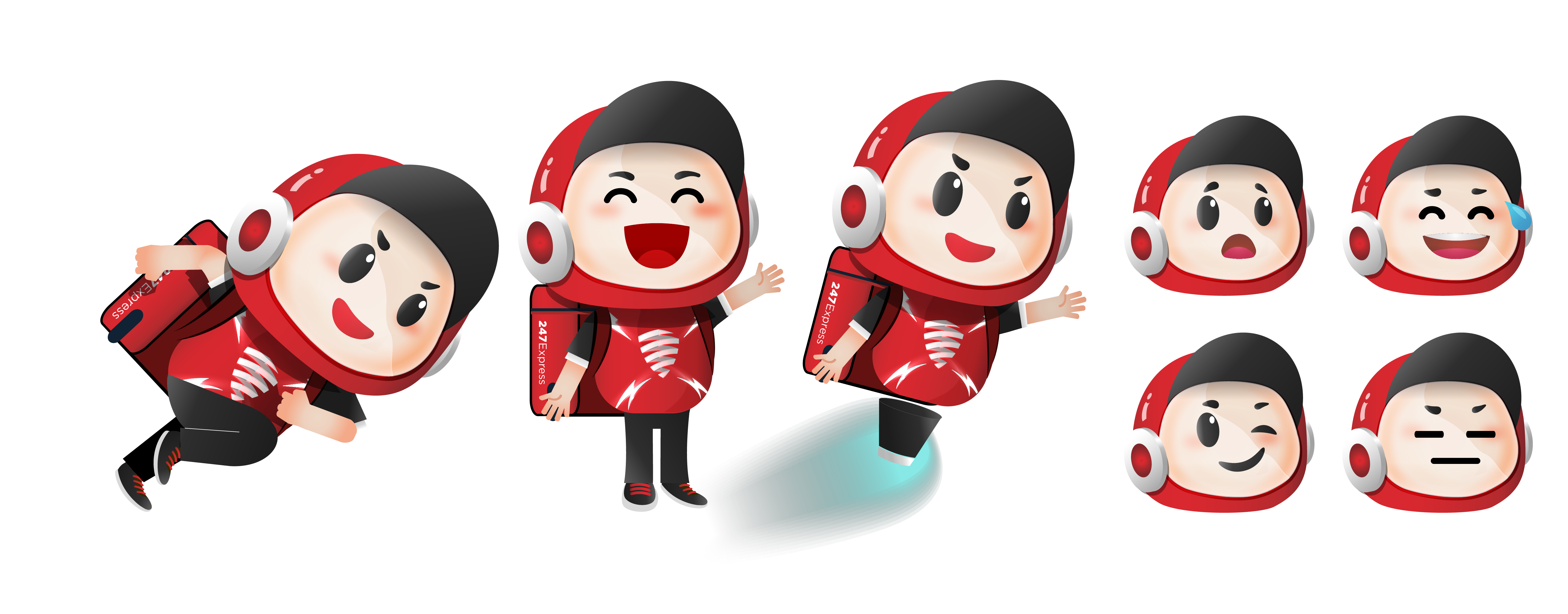 247 Express: Mascot Design