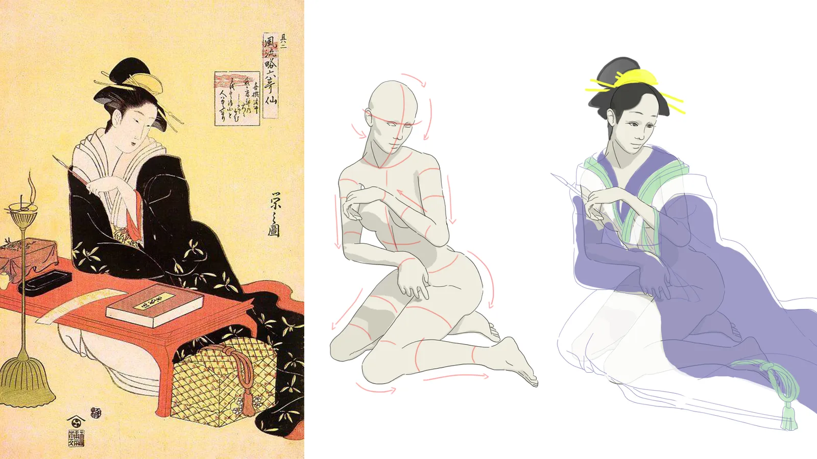 Acecook Zeppin: Photoshoot Posing Sketches