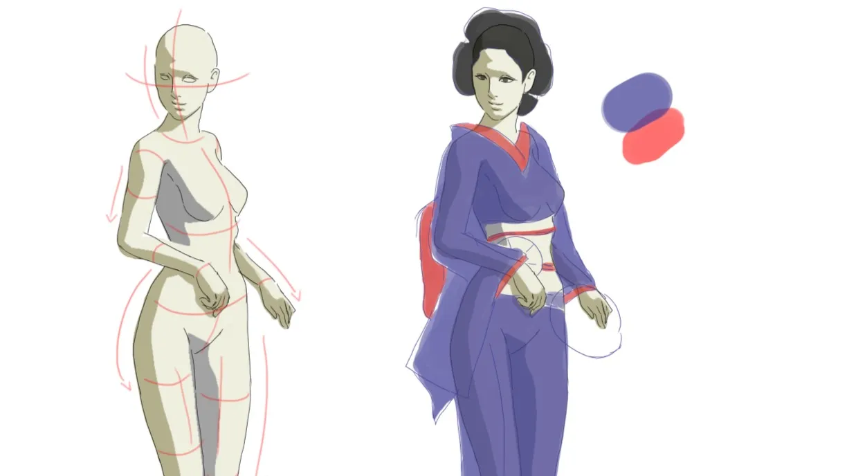 Acecook Zeppin: Photoshoot Posing Sketches