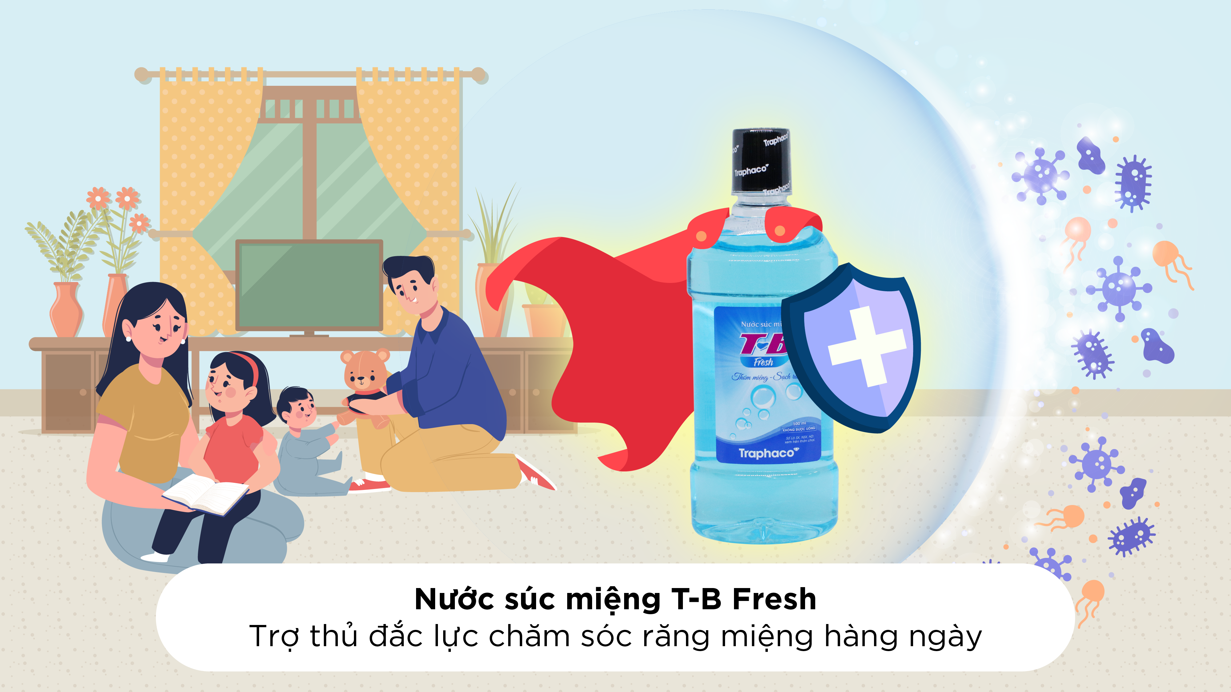 T-B Fresh Mouthwash: Animated Campaign