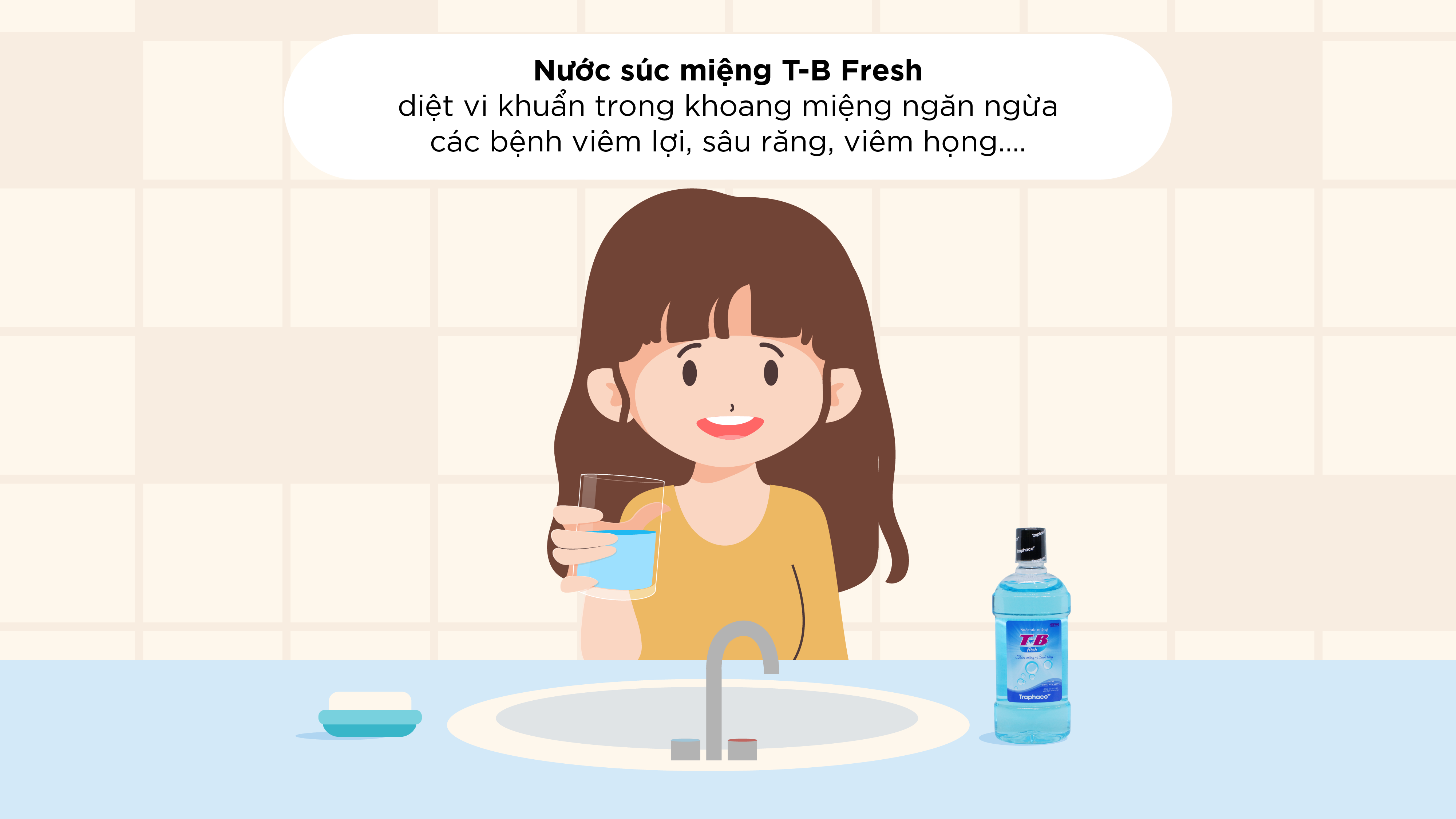 T-B Fresh Mouthwash: Animated Campaign