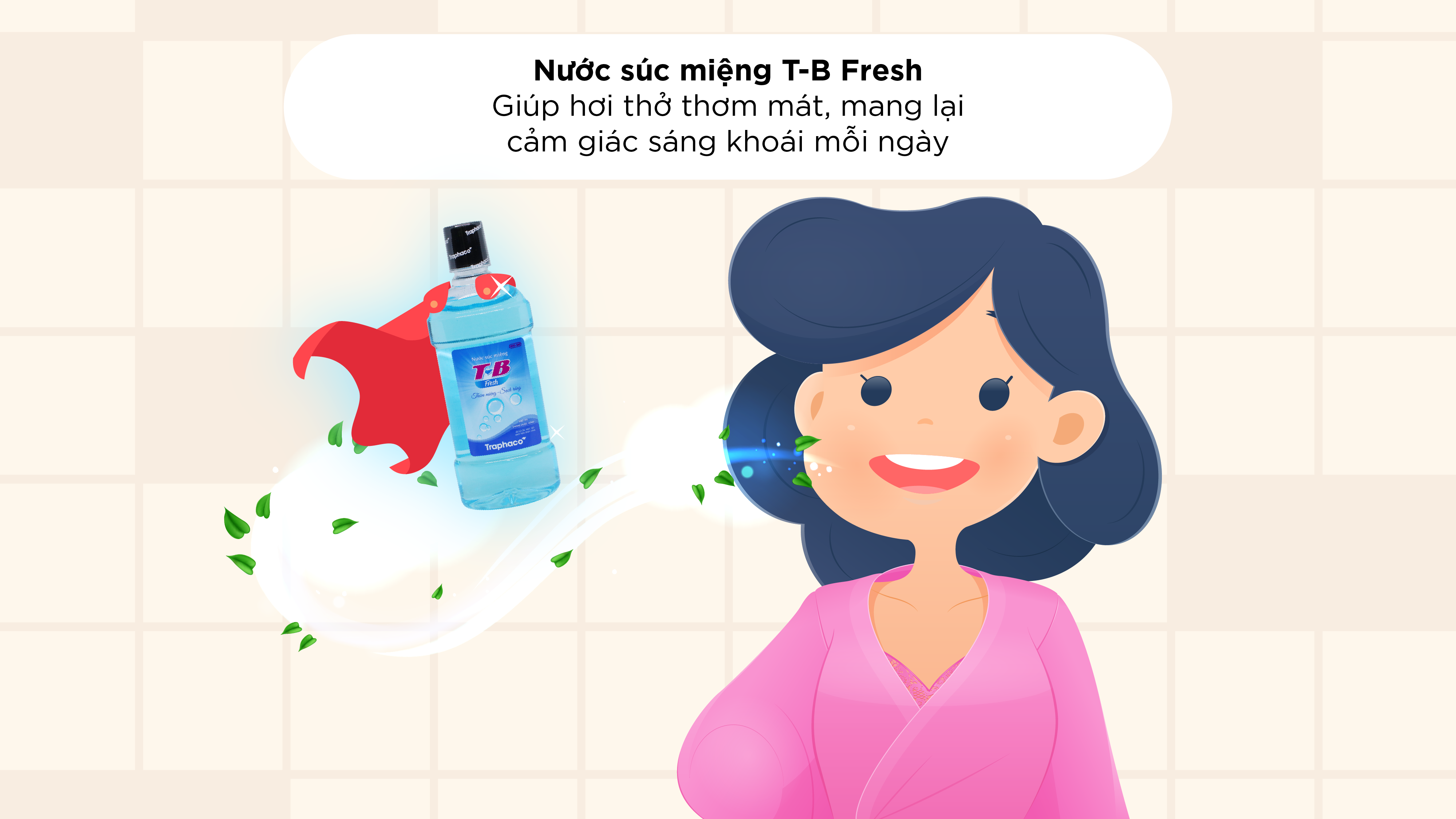 T-B Fresh Mouthwash: Animated Campaign
