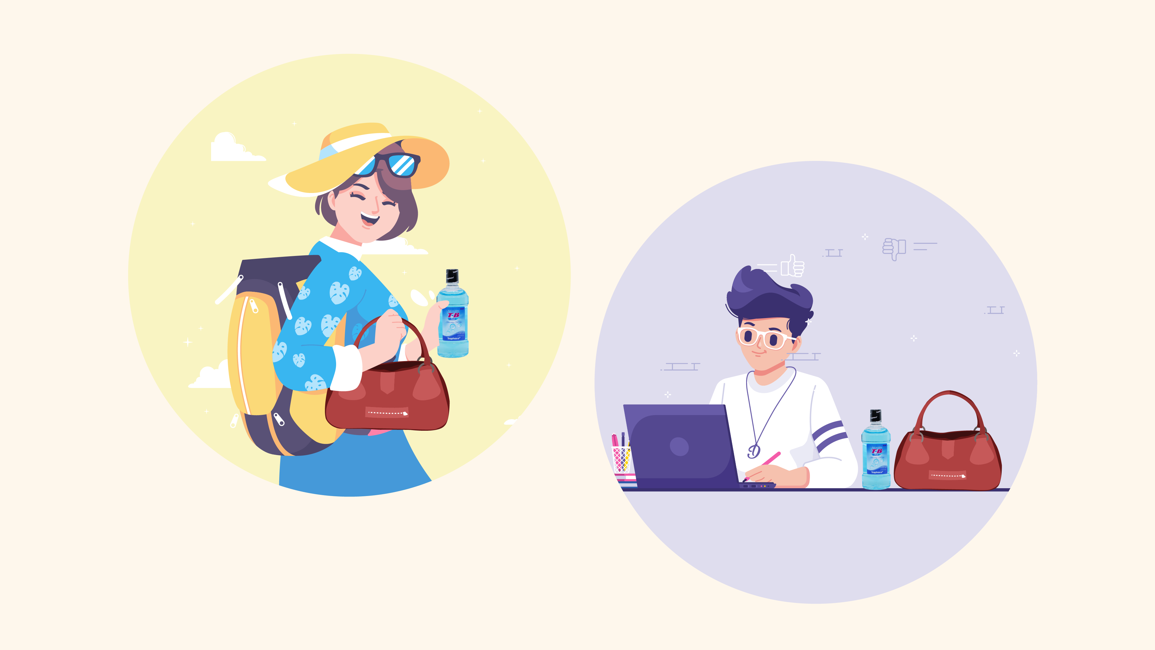 T-B Fresh Mouthwash: Animated Campaign