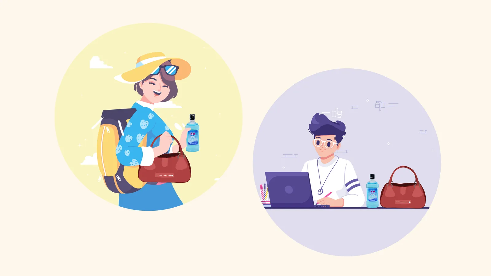 T-B Fresh Mouthwash: Animated Campaign