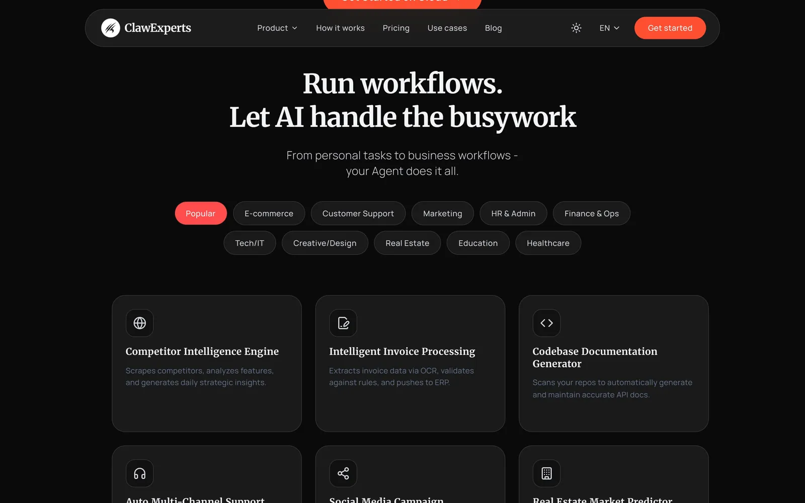 ClawExperts Website