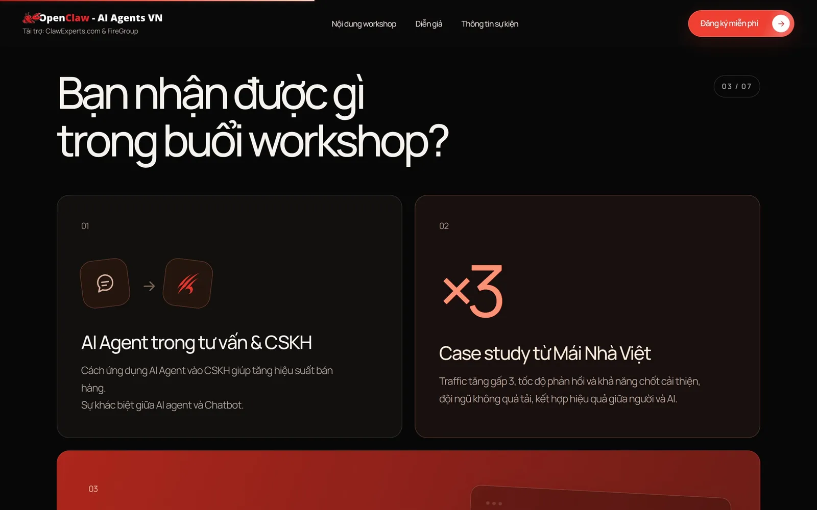 Sự kiện cộng đồng: Claw Together, Claw Web & Workshop X3