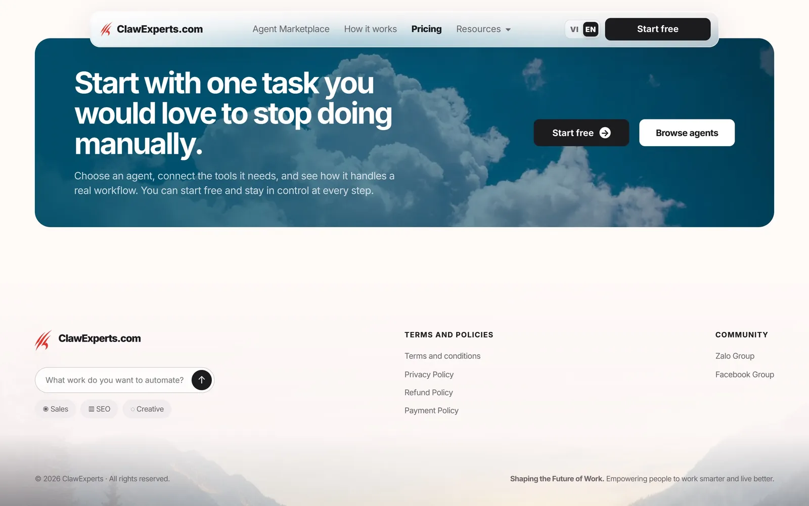 ClawExperts Website