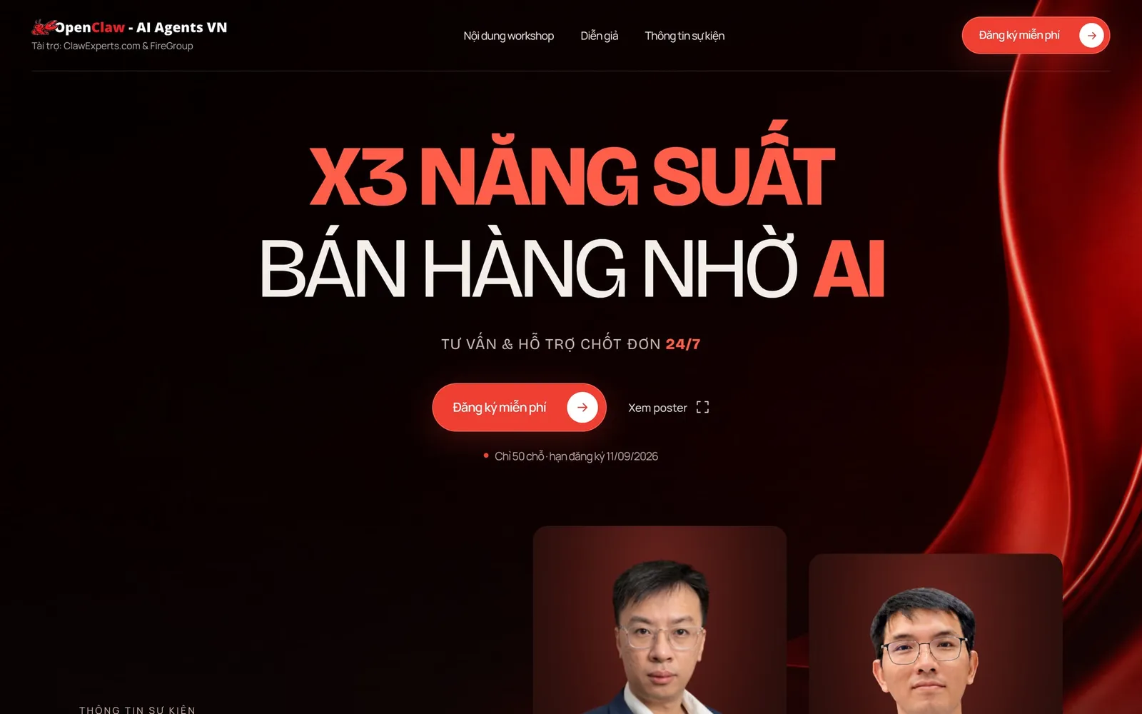Landing page workshop